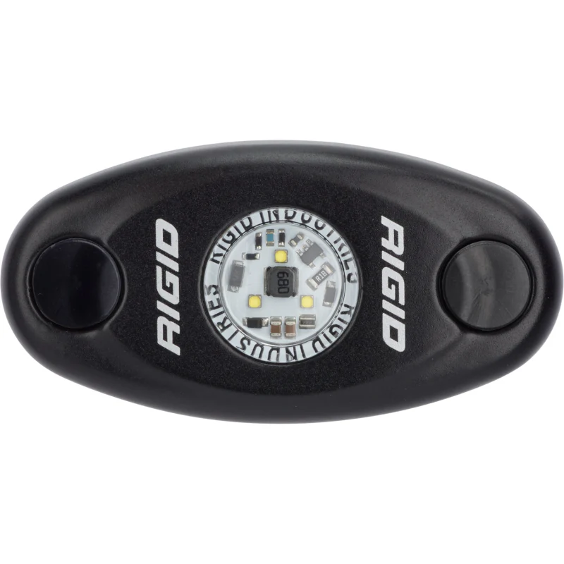 Rigid Industries A-Series LED Light, High Power, Blue, Black Housing, Single Model 480113