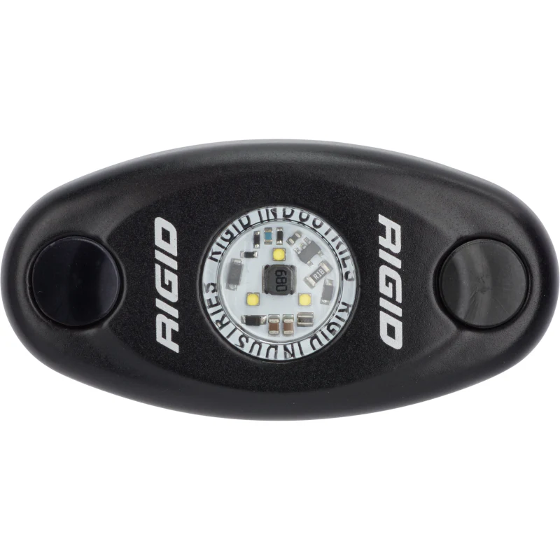 Rigid Industries A-Series LED Light, High Power, Red, Black Housing, Single Model 480103 - Image 2