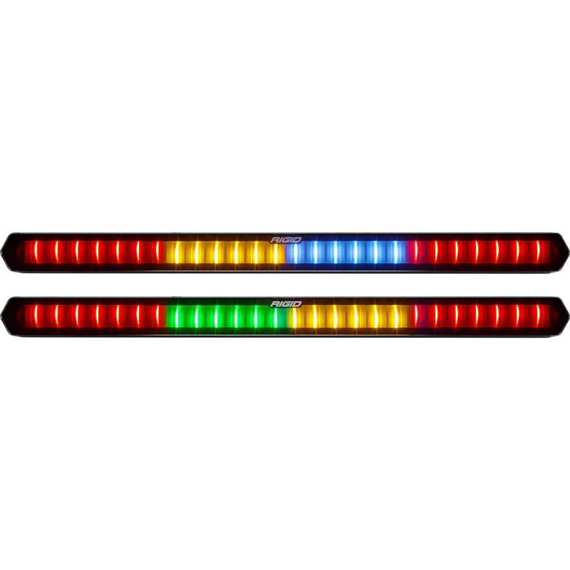 Rigid Industries Chase Rear Facing 27 Mode 5 Color LED Light Bar 28 Inch, Surface Mount Model 901802 - Image 9