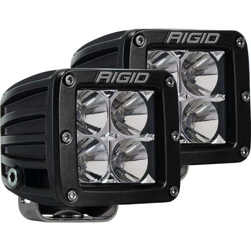 Rigid Industries D-Series Square Pro-Flood Pattern Surface Mount (Pair) Model 202113