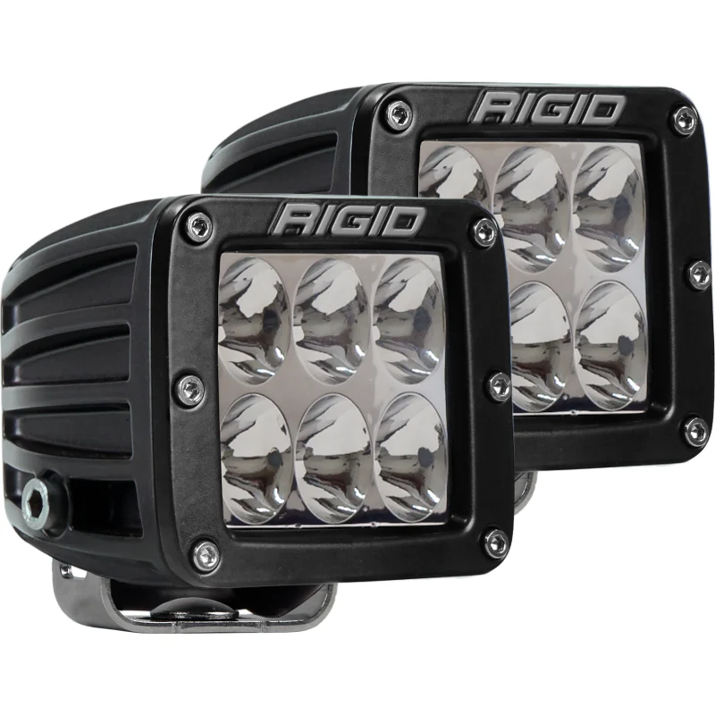 Rigid Industries D-Series PRO LED Light, Driving Optic, Surface Mount, Black Housing, Pair Model 502313 - Image 2
