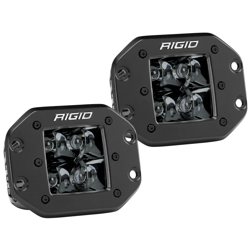 Rigid Industries D-Series PRO Midnight Edition, Spot Optic, Flush Mount, Pair Model 212213BLK - Image 2