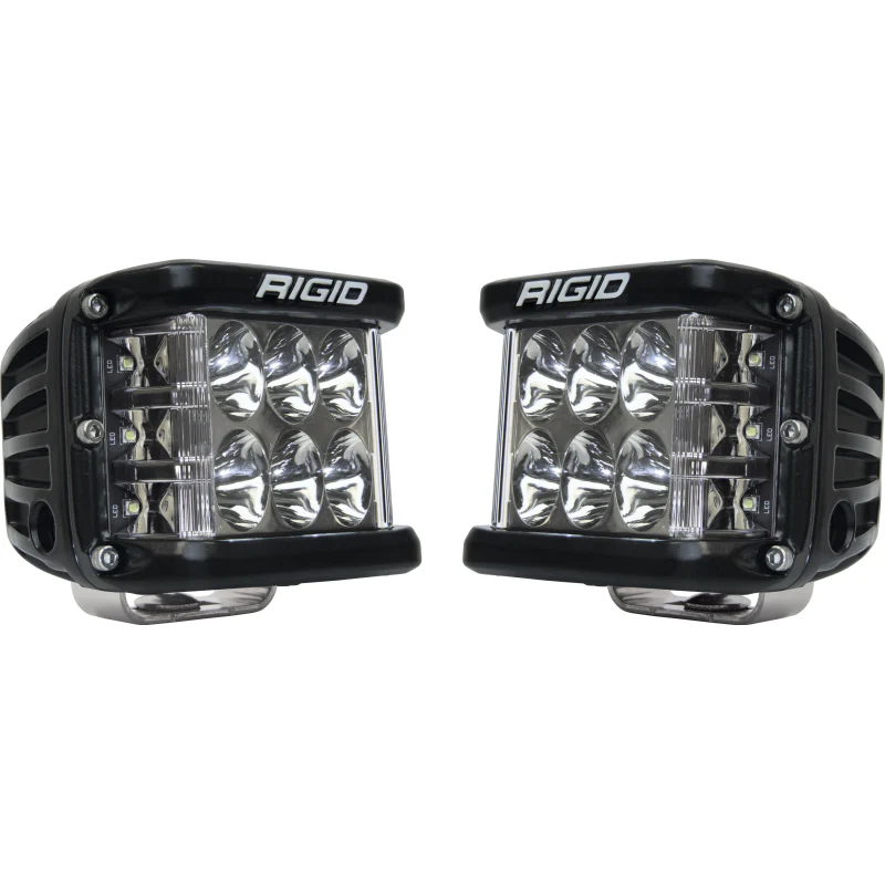 Rigid Industries D-SS PRO Side Shooter, Driving Optic, Surface Mount, Black Housing, Pair Model 262313 - Image 2