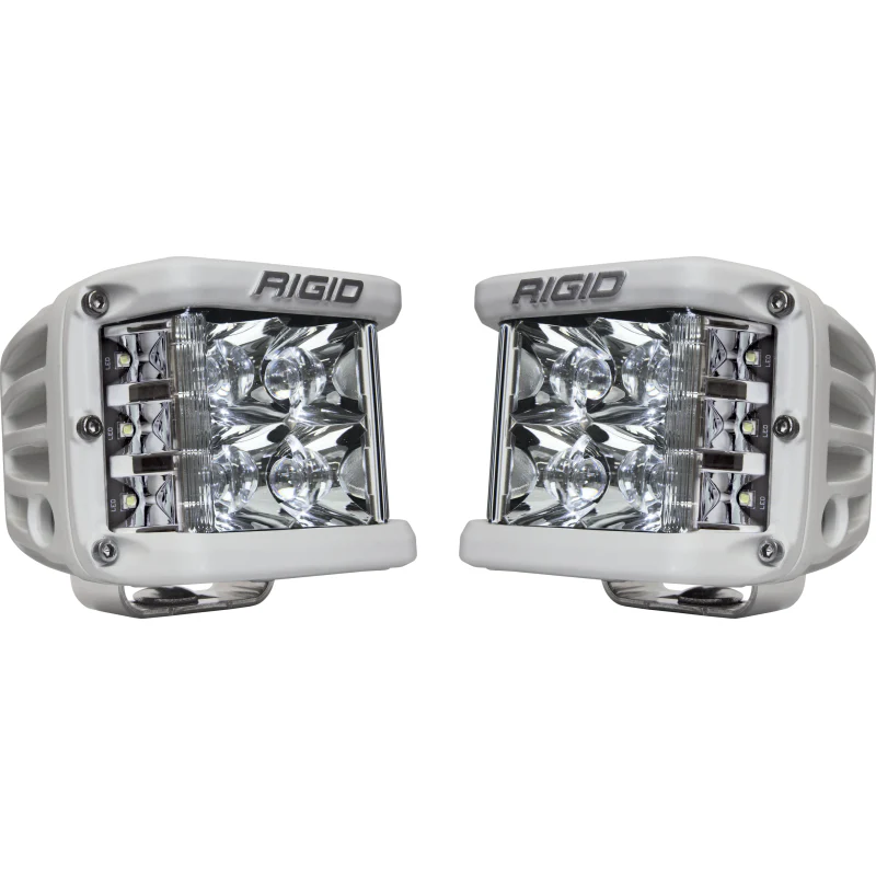 Rigid Industries D-SS PRO Side Shooter, Spot Optic, Surface Mount, White Housing, Pair Model 862213 - Image 2