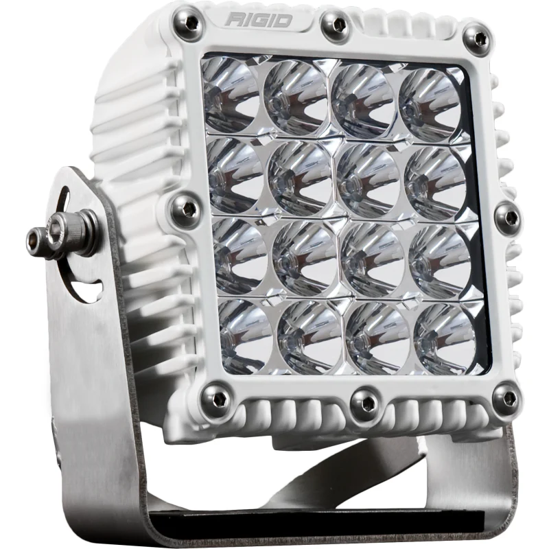 Rigid Industries Q-Series PRO LED Light, Flood Optic, White Housing, Single Model 245113 - Image 2