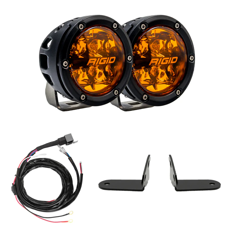 Rigid Industries Amber PRO A-Pillar Light Kit Model 41652 - Image 2