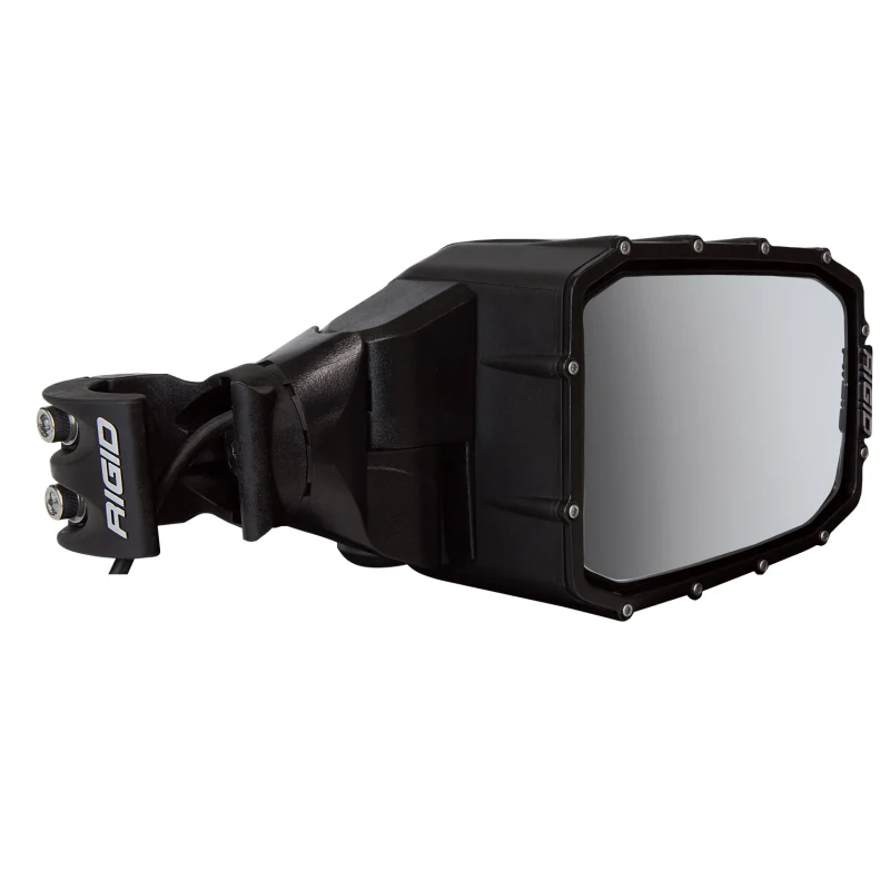 Rigid Industries Reflect Side Mirror With Integrated LED Light And Amber Side Light, Pair Model 64011 - Image 2