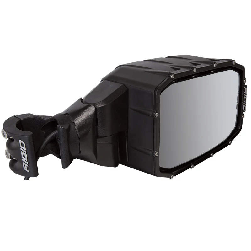 Rigid Industries Reflect Side Mirror With Integrated LED Light And Amber Side Light, Pair Model 64011 - Image 3
