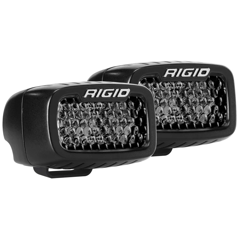 Rigid Industries SR-M Series PRO Midnight Edition, Spot Diffused, Surface Mount, Pair Model 902513BLK - Image 3