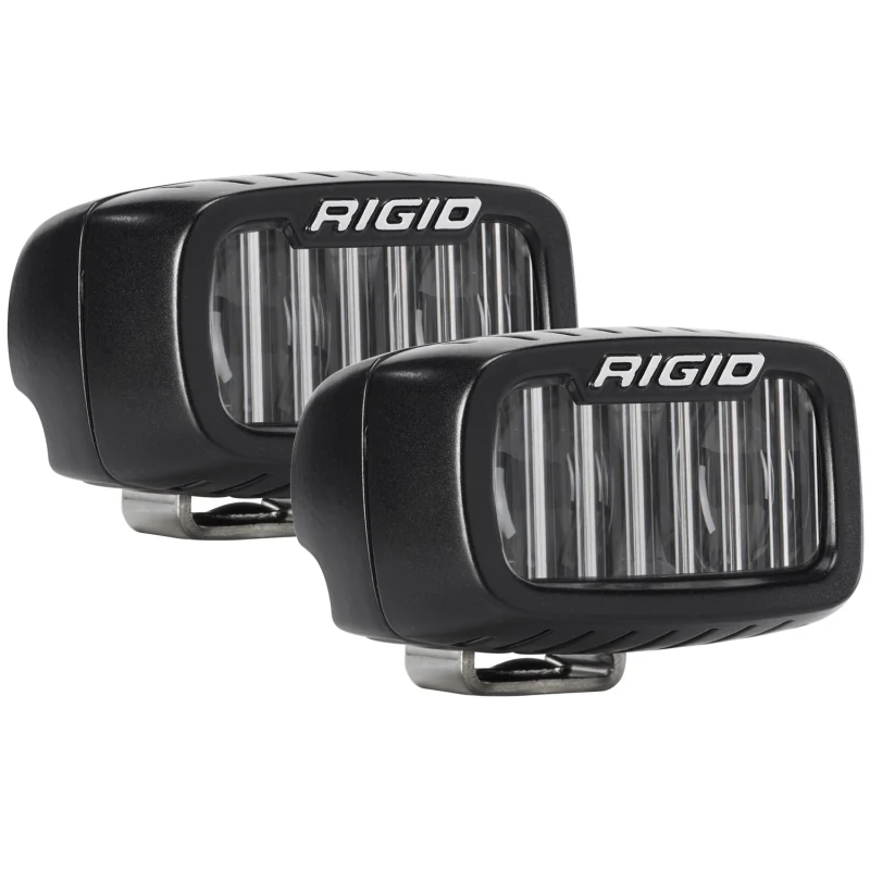 Rigid Industries SR-M Series SAE J583 White LED Fog Light, Pair Model 902533