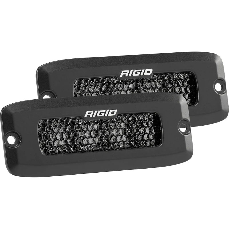 Rigid Industries SR-Q Series PRO Midnight Edition, Spot Diffused, Flush Mount, Pair Model 925513BLK - Image 3