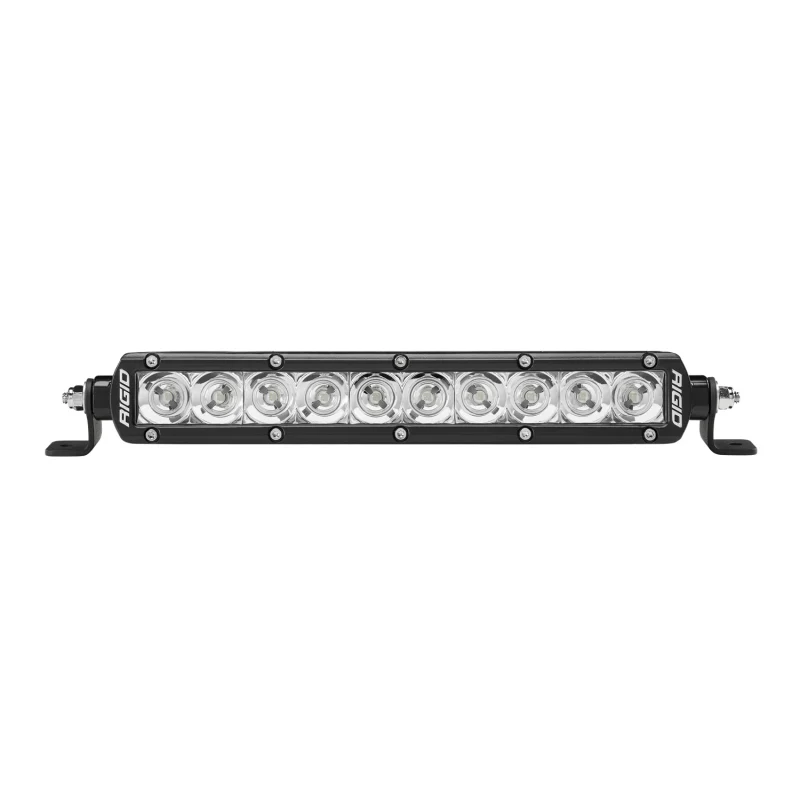 Rigid Industries SR-Series PRO LED Light, Flood Optic, 10 Inch, Black Housing Model 910113