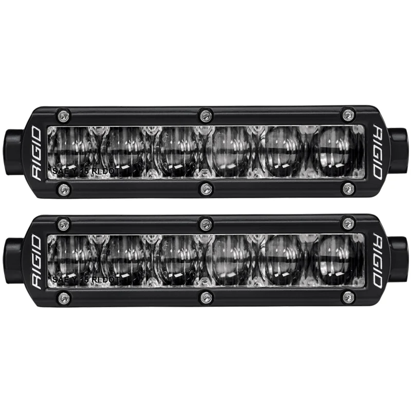 Rigid Industries SR-SeriesSAE J583 6 Inch White LED Fog Light, PAIR Model 906703