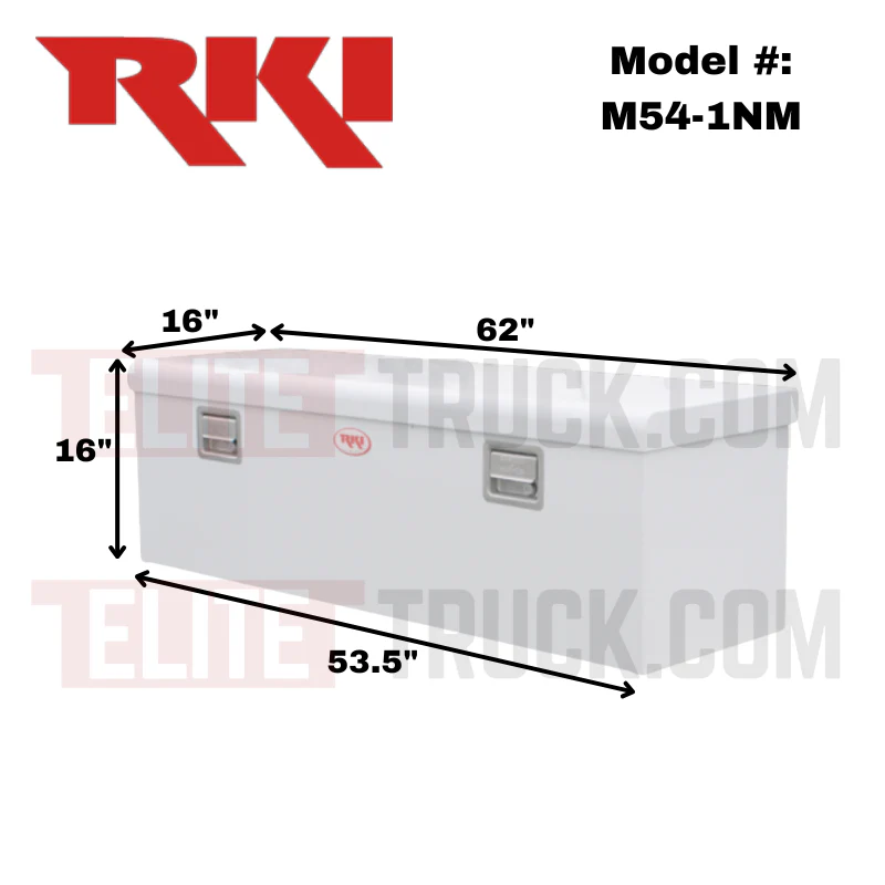 RKI M-Series Single Lid Chest 54 1/4"L x 16"W x 16 11/16"H Model M54-1NM - Image 2