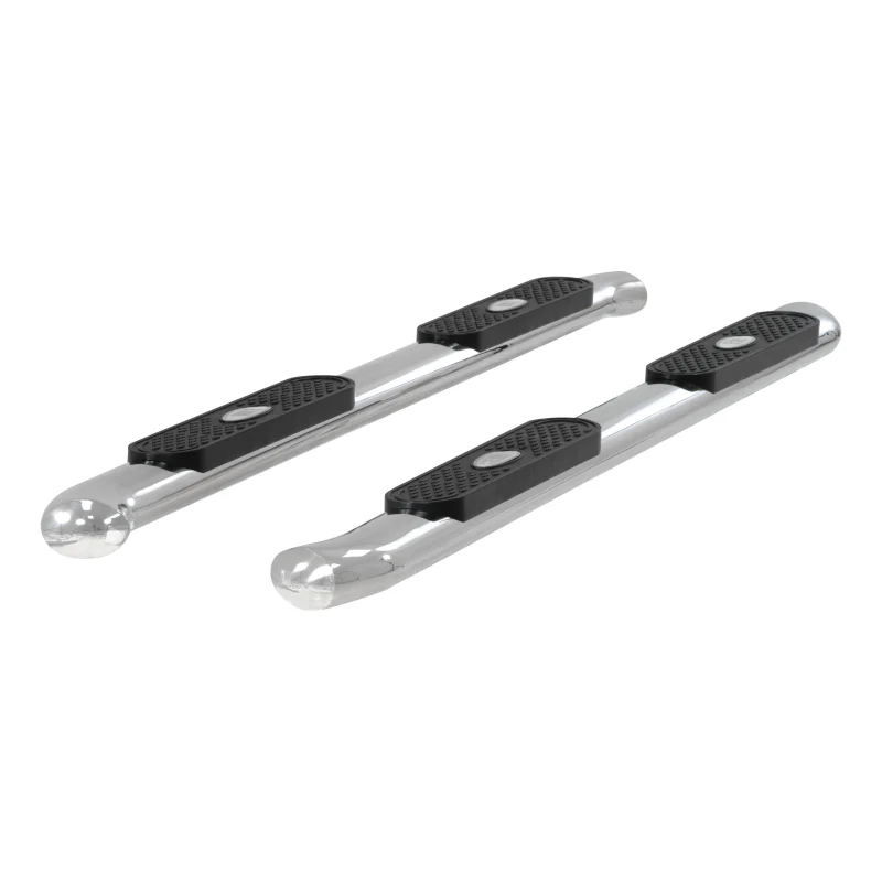 ARIES 4" Polished Stainless Oval Step Nerf Bars Model S222009-2