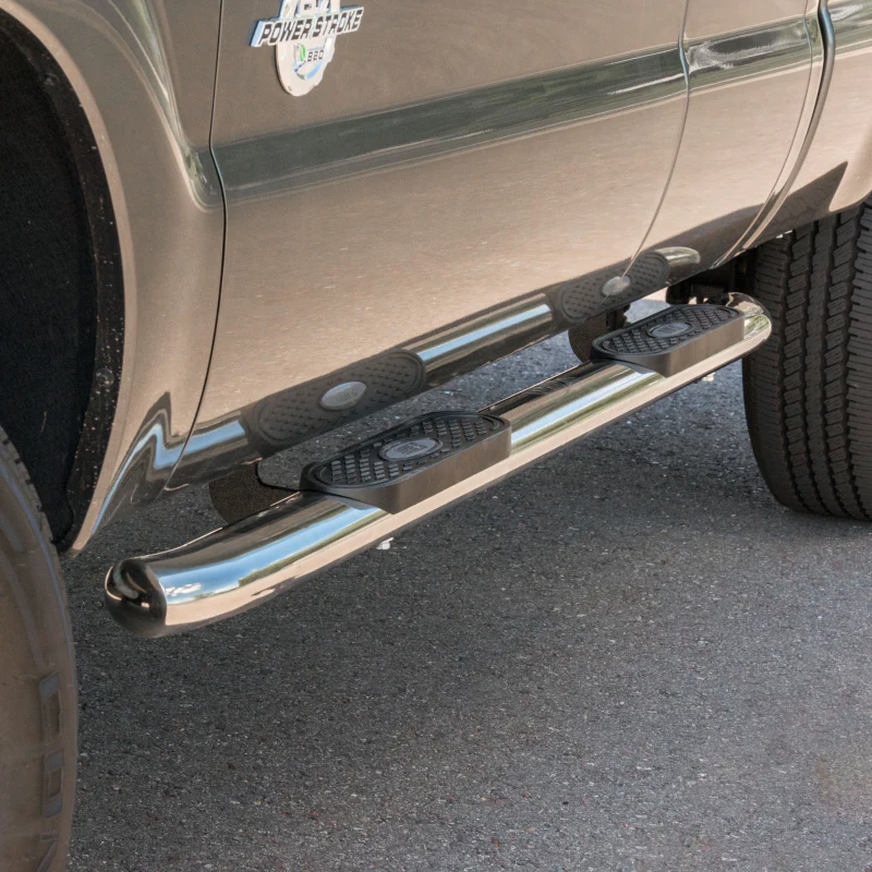 ARIES 4" Polished Stainless Oval Step Nerf Bars Model S223006-2 - Image 9