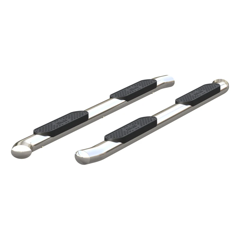 ARIES 4" Polished Stainless Oval Step Nerf Bars Model S223046-2