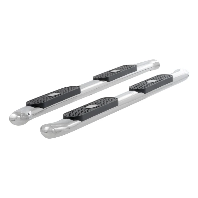 ARIES 4" Polished Stainless Oval Step Nerf Bars Model S224009-2