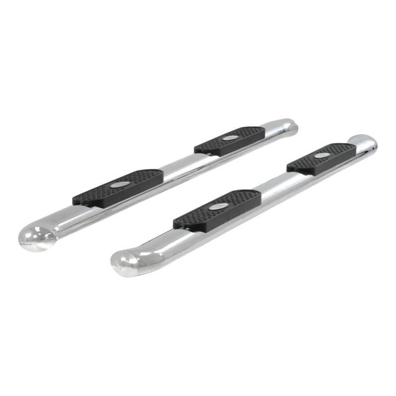 ARIES 4" Polished Stainless Oval Step Nerf Bars Model S224013-2