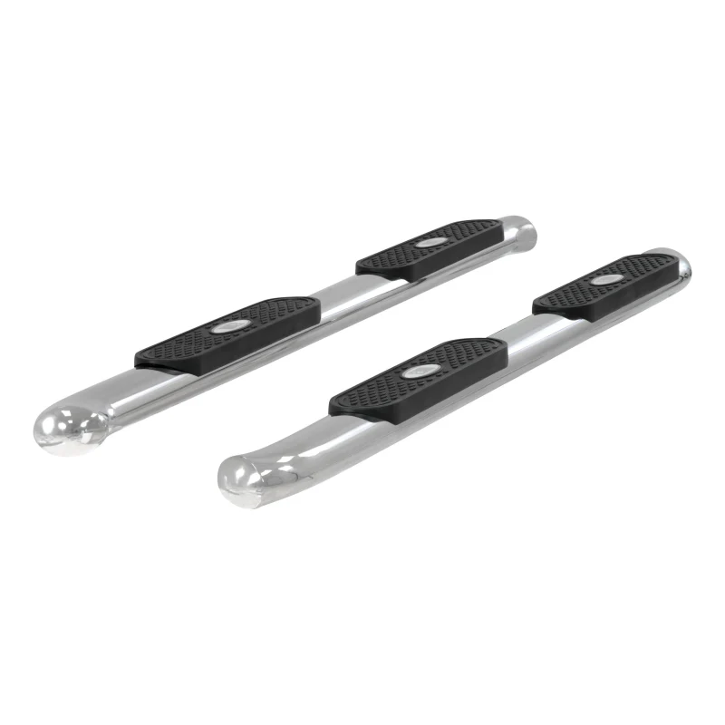 ARIES 4" Polished Stainless Oval Step Nerf Bars Model S224046-2