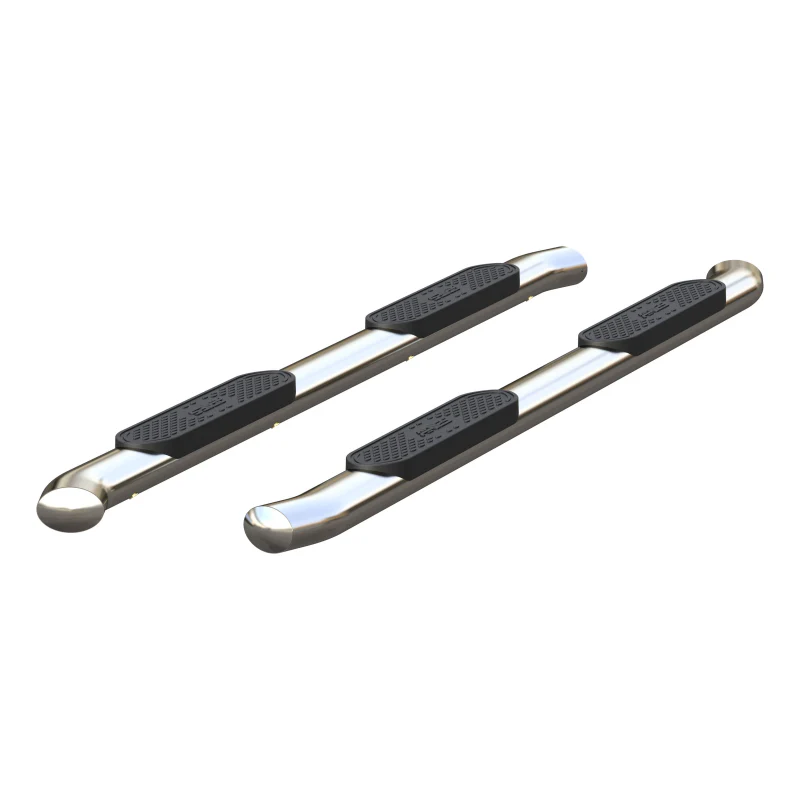 ARIES 4" Polished Stainless Oval Step Nerf Bars Model S224053-2