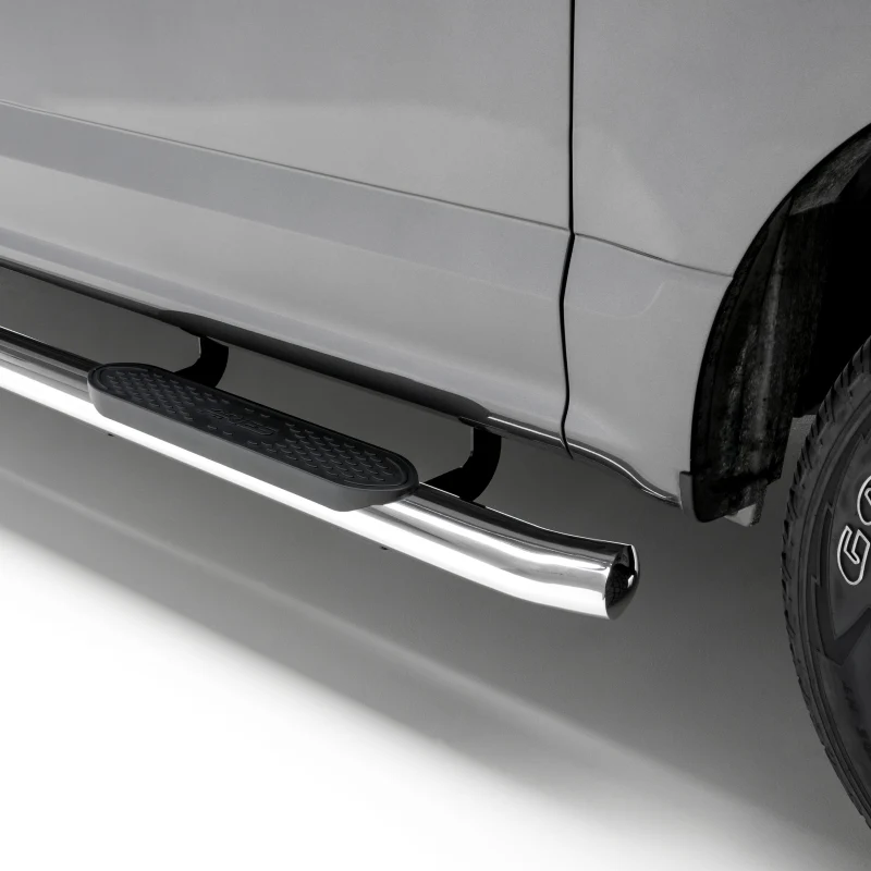 ARIES 4" Polished Stainless Oval Step Nerf Bars Model S224053-2 - Image 9