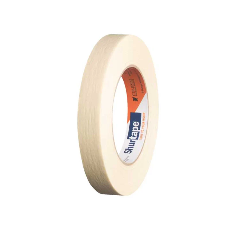 Shurtape Technologies LLC Shurtape Colonial Premium Grade, High Adhesion Masking Tape Beige 6.4 Mils 23/32 In X 60 yds QTY of 48 Model 100738 - Image 2