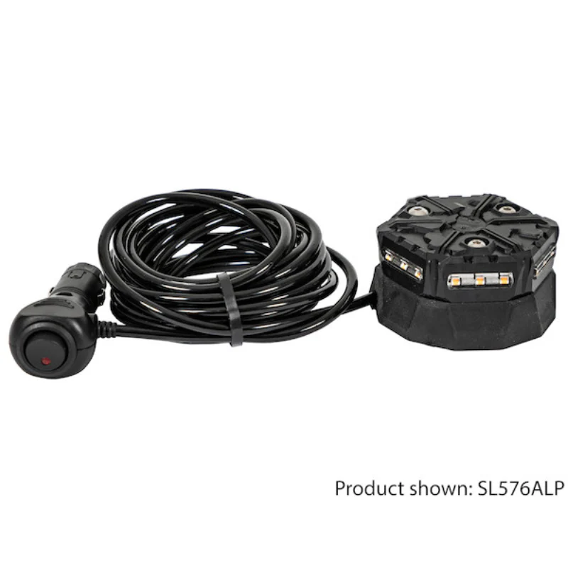 Buyers Products Class 2 0.86 Inch Tall LED Micro Beacons Light With Auxiliary Plug Model SL576ALP - Image 3