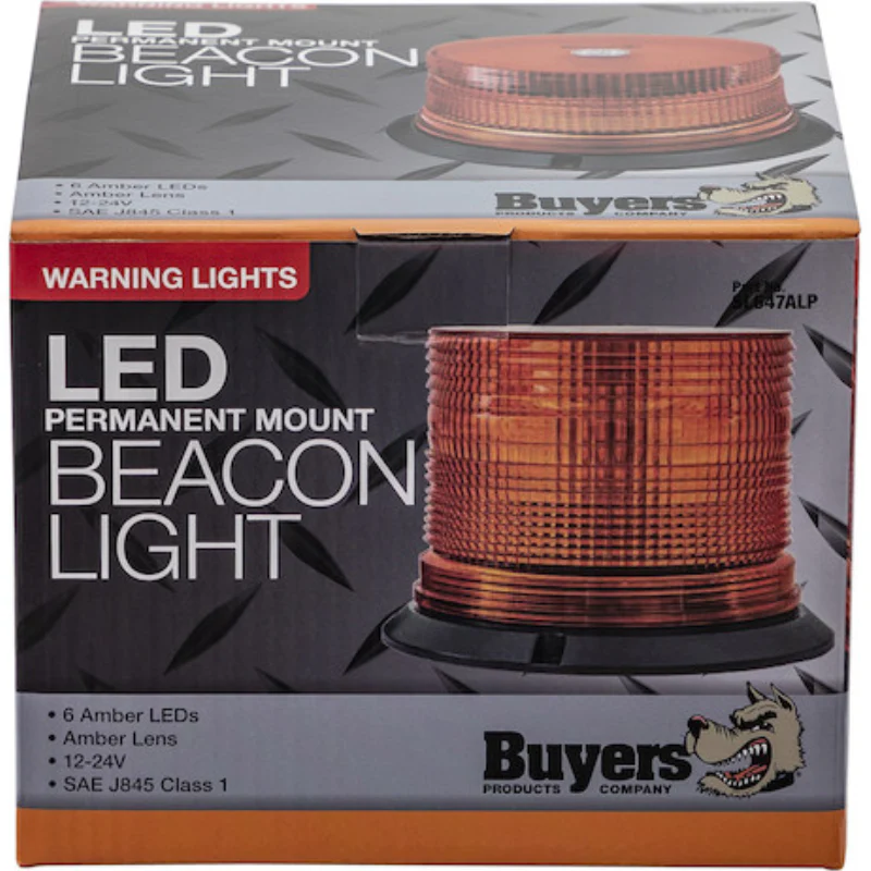 Buyers Products Class 1 4.6 Inch Tall LED Amber Beacon Light Model SL647ALP - Image 6