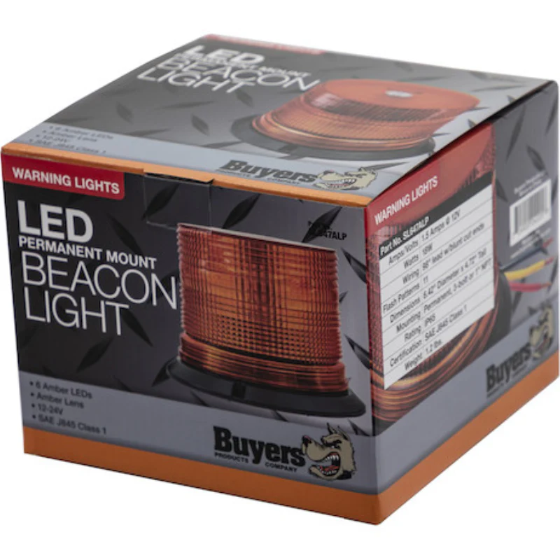 Buyers Products Class 1 4.6 Inch Tall LED Amber Beacon Light Model SL647ALP - Image 8