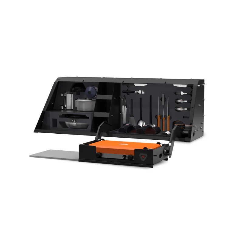 SmartCap Matte Black Kitchen-Bin Full-Size for Right Side Mount Fits Caps w/ Vertical Locks Model SA0808 - Image 2