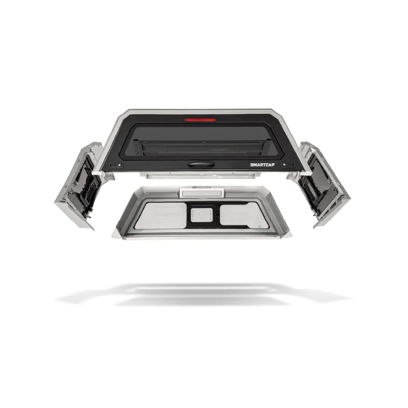 SmartCap Matte Black Truck Bed Cap EVO Sport Series w/ Vertical Locks Model EV1311-MB - Image 20