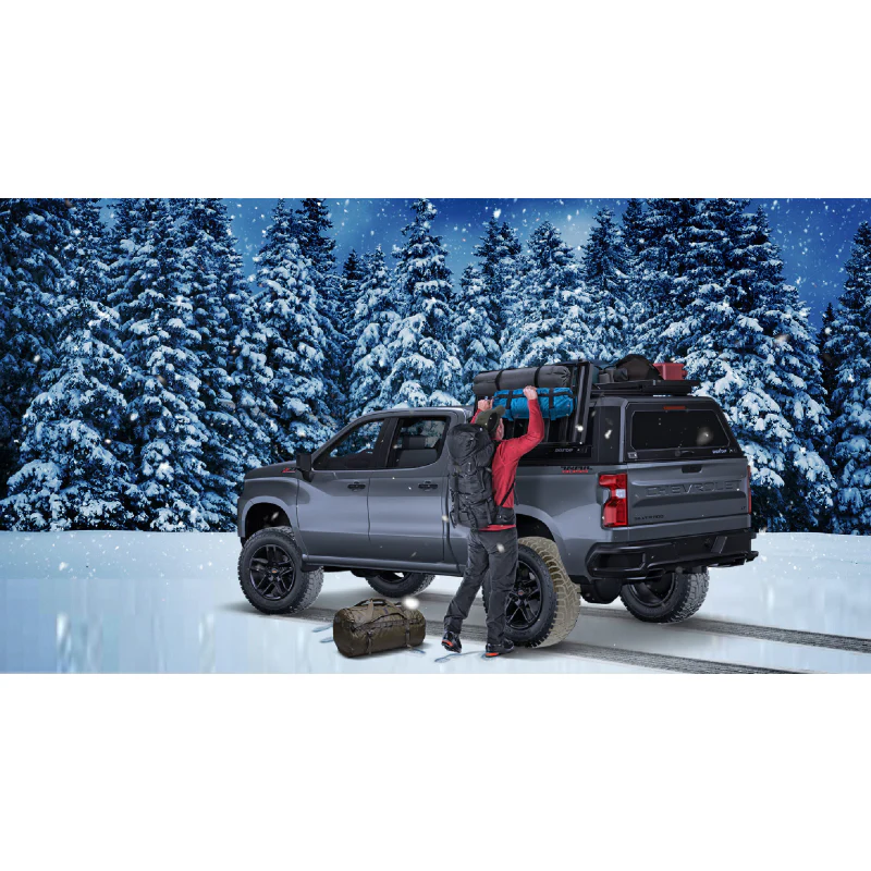 SmartCap Matte Black Truck Bed Cap EVO Sport Series w/ Vertical Locks Model EV1312-MB - Image 13