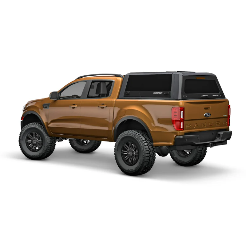 SmartCap Matte Black Truck Bed Cap EVO Sport Series w/ Horizontal Locks Model EV0303-MB