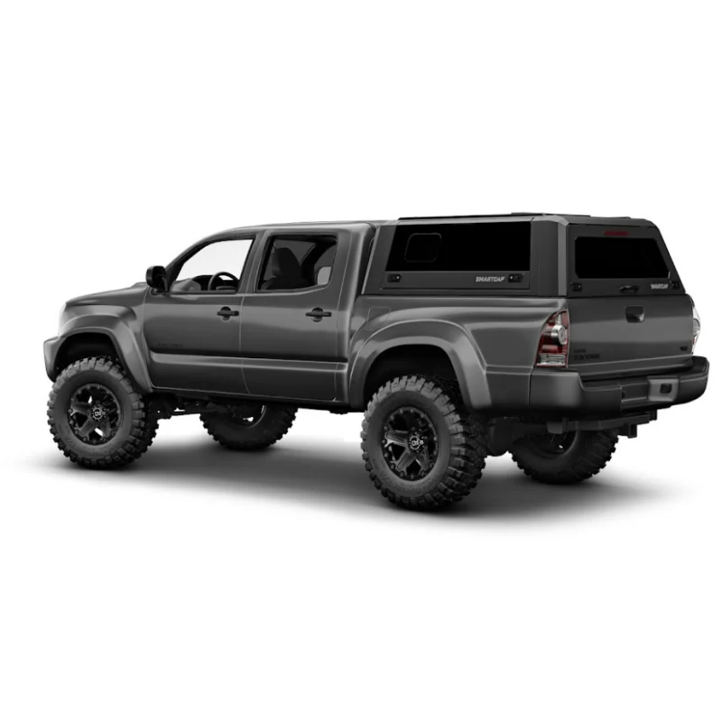 SmartCap Matte Black Truck Bed Cap EVO Sport Series w/ Horizontal Locks Model EV1318-MB