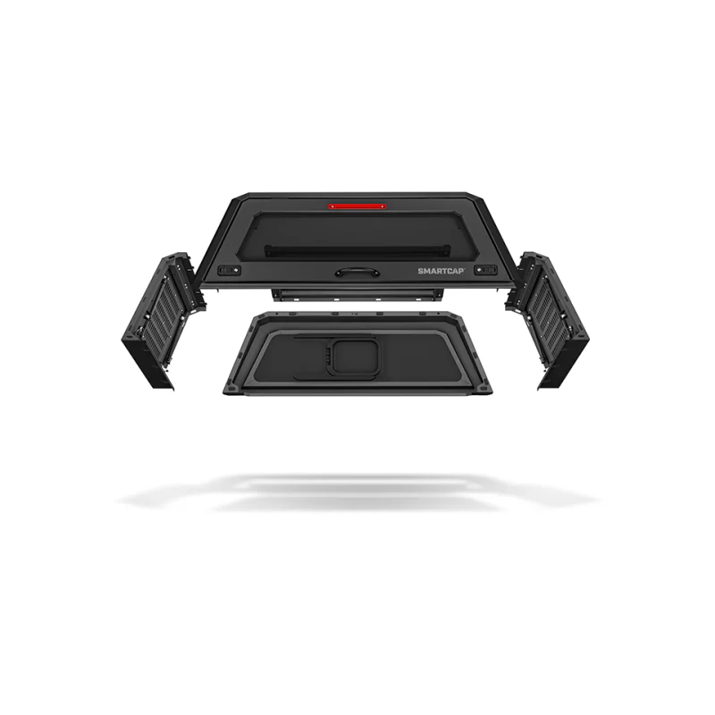 SmartCap Matte Black Truck Bed Cap EVOa Adventure Series w/ Vertical Locks Model EA0318-MB - Image 2