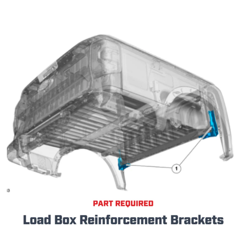 SmartCap Matte Black Truck Bed Cap EVOd Defender Series w/ Horizontal Locks Model ED0320-MB - Image 2