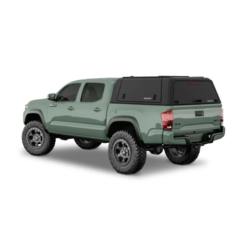 SmartCap Matte Black Truck Bed Cap EVOd Defender Series w/ Vertical Locks Model ED1316-MB