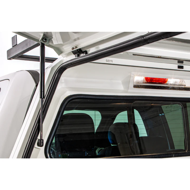 SmartCap OEM White Truck Bed Cap EVOc Commercial Series w/ Horizontal Locks Model EC1007-WH - Image 8