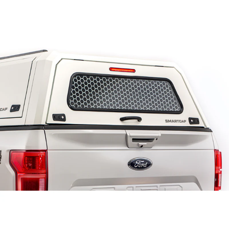 SmartCap Rear Window Security Screen Mid-Size Fits EVO EVOa and EVOc Caps w/ Vertical Locks Model SA1031 - Image 2