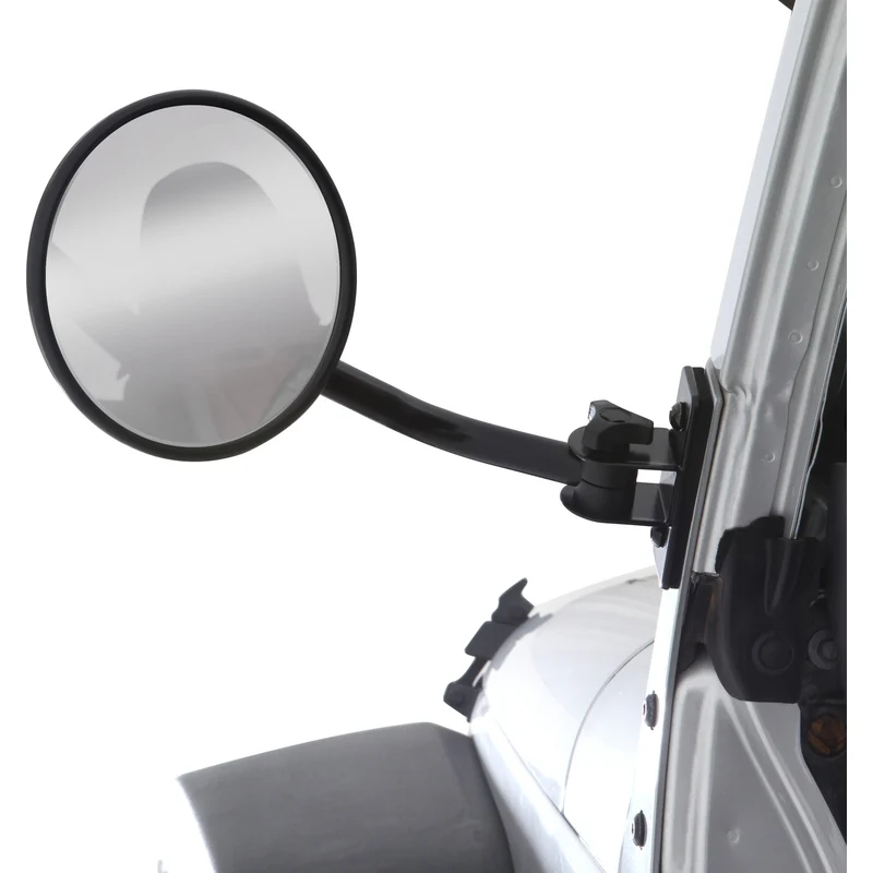 Smittybilt 6" Round Trail Mirror Pair - Black (97-18 TJ/LJ/JK/JKU) Model 7618 - Image 7
