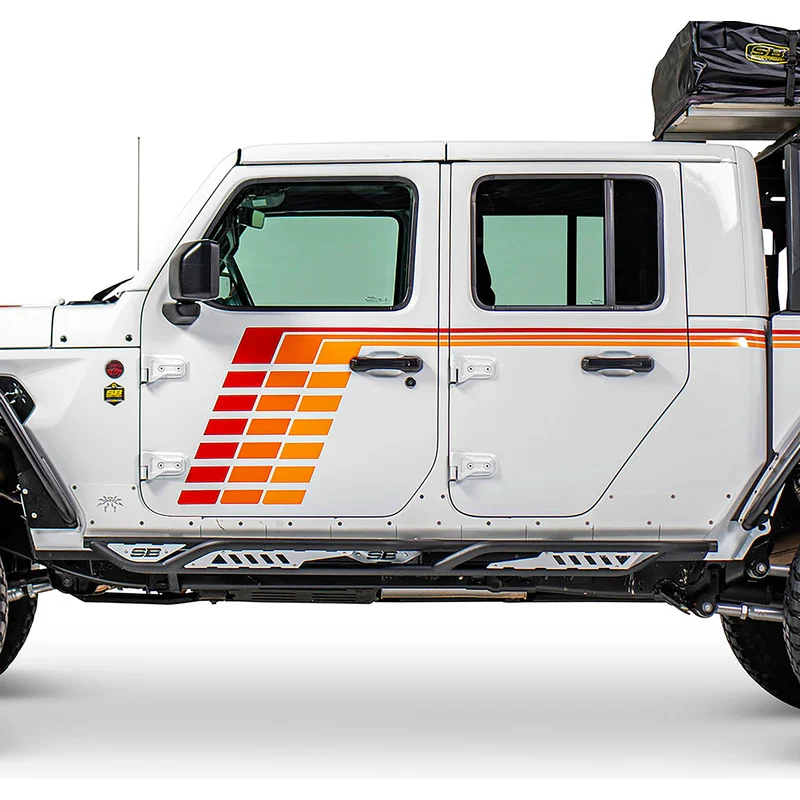 Smittybilt Apollo Rock Sliders w/ Step Model 79734 - Image 15