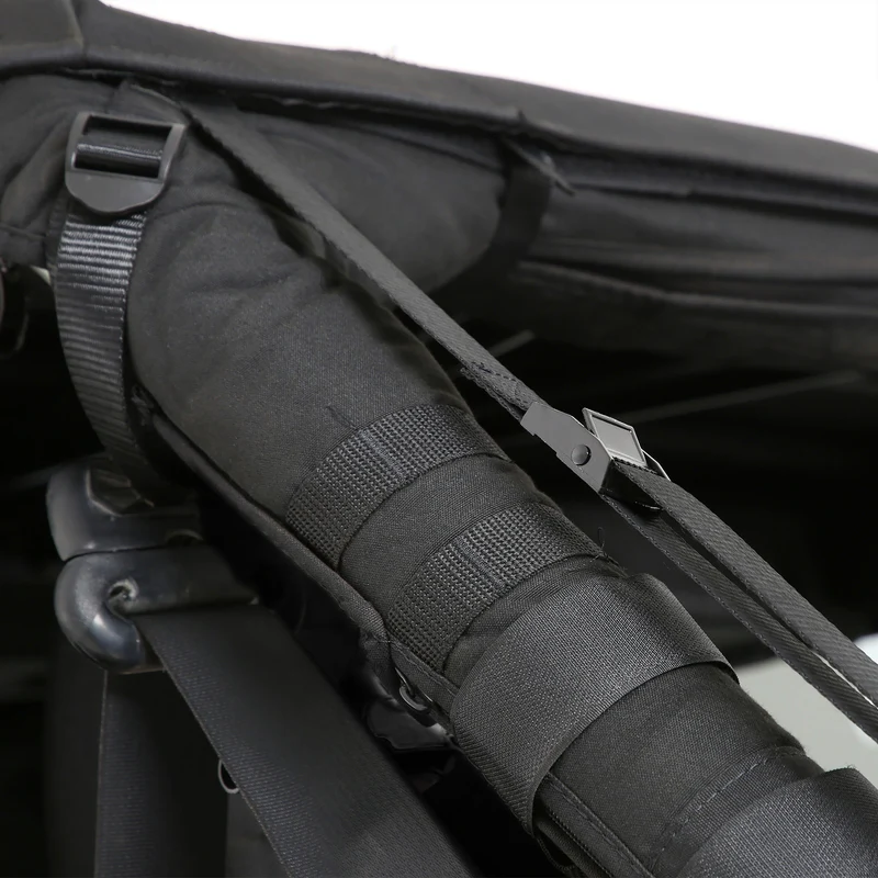 Smittybilt Bowless Combo Top Kit w/ Tinted Windows - Black Diamond (07-18 JK) Model 9073135K - Image 11