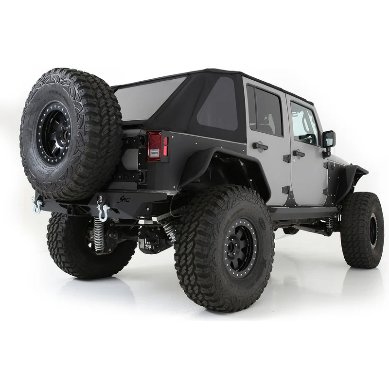 Smittybilt Bowless Combo Top Kit w/ Tinted Windows - Black Diamond (07-18 JKU) Model 9083135K - Image 5