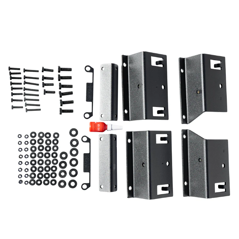 Smittybilt Bronco Rock Sliders w/ Step 4DR Model 61668W - Image 4