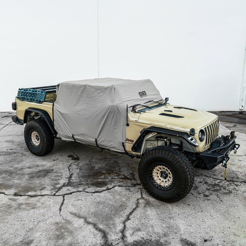 Smittybilt Cab Cover w/ Door Flaps - Gray (20+ JT) Model 1081
