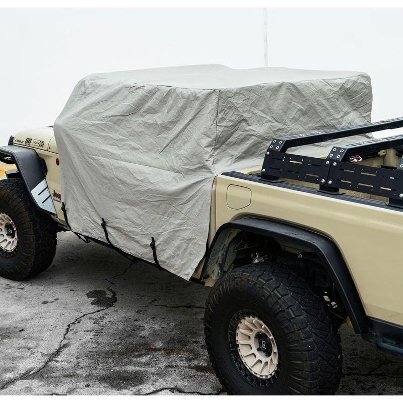 Smittybilt Cab Cover w/ Door Flaps - Gray (20+ JT) Model 1081 - Image 2