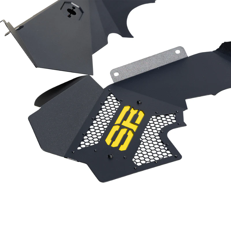 Smittybilt Front Aluminum Inner Fender Liner Pair - Black (07-18 JK/JKU) Model 76984 - Image 3