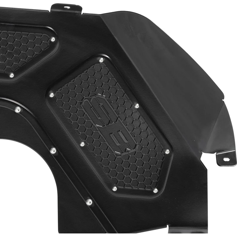 Smittybilt Front Aluminum Inner Fender Liner Pair - Black (18+ JL/JLU) Model 77984 - Image 8