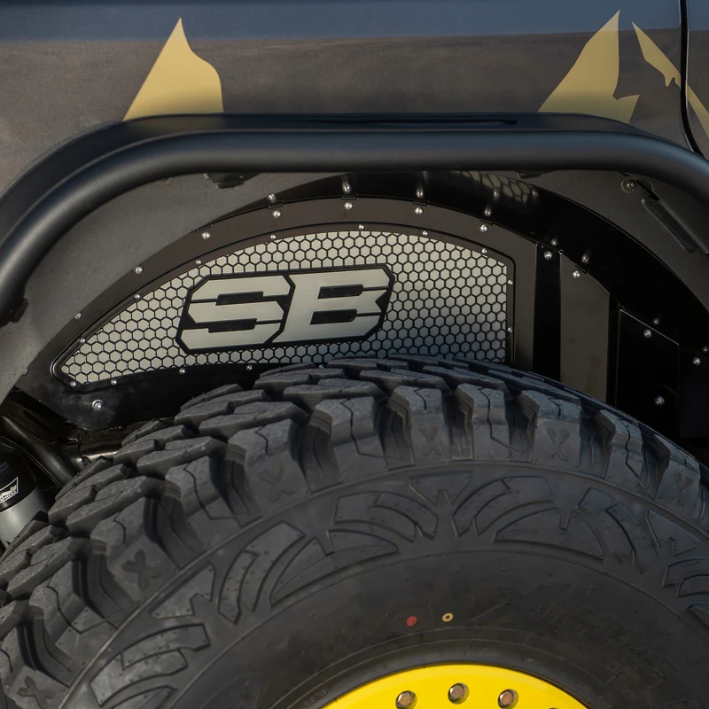 Smittybilt Front and Rear Inner Fender Liner Kit Model 77984-4DKIT - Image 6